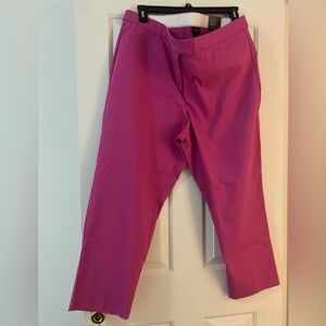 NWT Lane Bryant Pink Ankle Pants 22